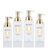 Buy cheap Frosted Airless Lotion Pump Bottles , Gold Lid Cosmetic Pump Dispenser from wholesalers