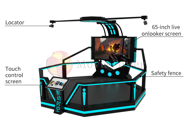9D VR Shooting Simulator Music Game Free Walking Sport Game Battle War Single Player Beat Saber