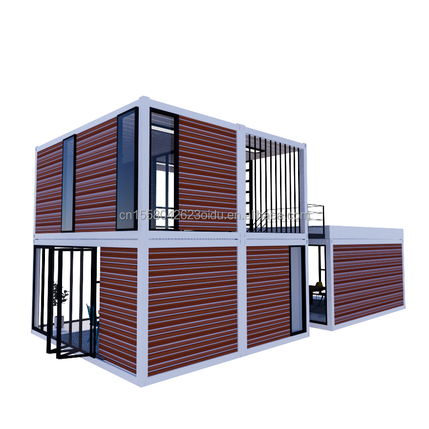 20ft Portable Kiosk Modified Prefab Modular Coffee Shop Shipping Container Bar tiny house 3 bedroom designed for Hotel