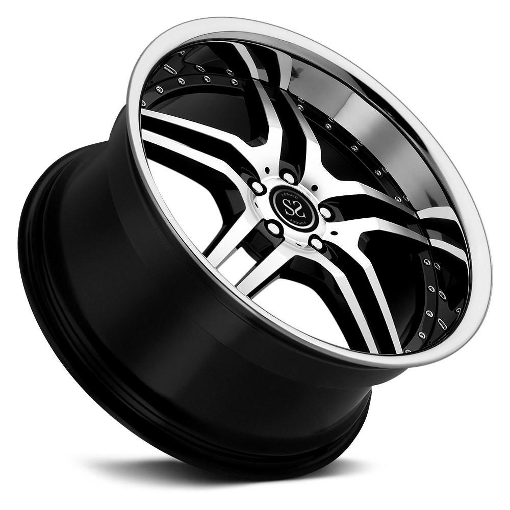 19 20inch rotiform polish 2 piece forged car wheel rim llantas china 5x120