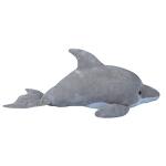 High Durability Cute Plush Dolls Gray / White Color PP Cotton Material