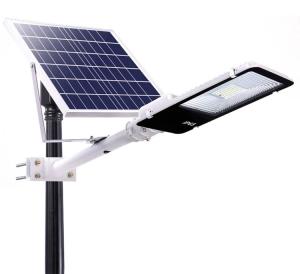 Quality 60W Solar Powered Street Lamp Posts , Solar Street Light Post Excellent Warranty 7m Nice Shape wholesale