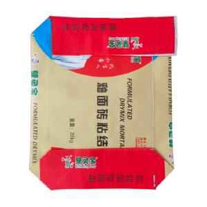 Quality Cement Block Bottom BOPP Laminated Woven Bags PP Valve Bags 25KG 40KG 50KG wholesale