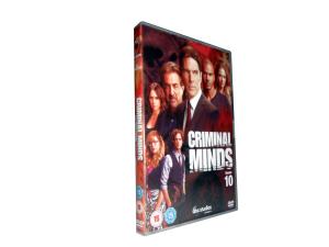 Quality Hot sale tv-series dvd boxset Criminal Minds Season 10 Uk Video Region free wholesale
