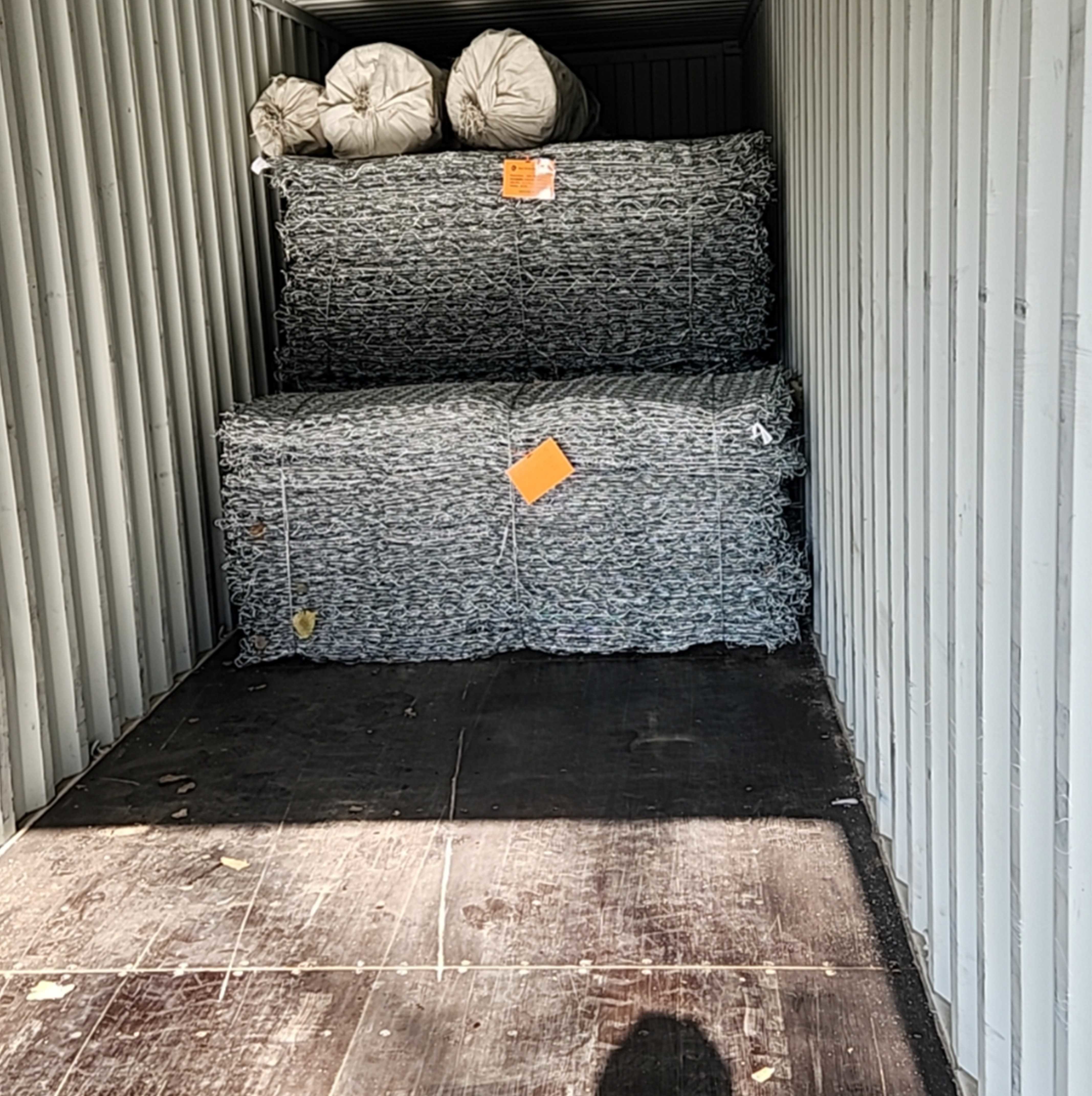 Galvanized Woven Gabion Baskets Heavy Duty Stone Cage For Retaining Walls Landscaping