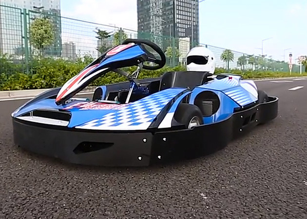 Outdoor 3500RPM Kids Electric Go Karts 2.54Nm Motorized Go Kart