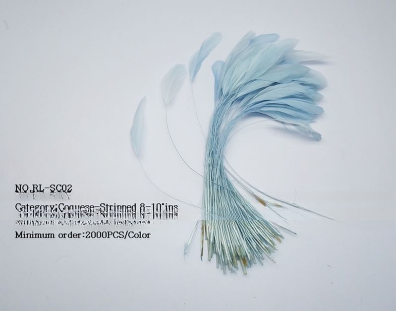 Dyed Pattern Party Decoration Stripped Rooster Coque Feather 12-14inch / 14-16inch