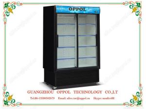 Quality OP-304 Retail Store Beer Drink Cooler Digital Display Temperature and Humidity Freezer For wholesale