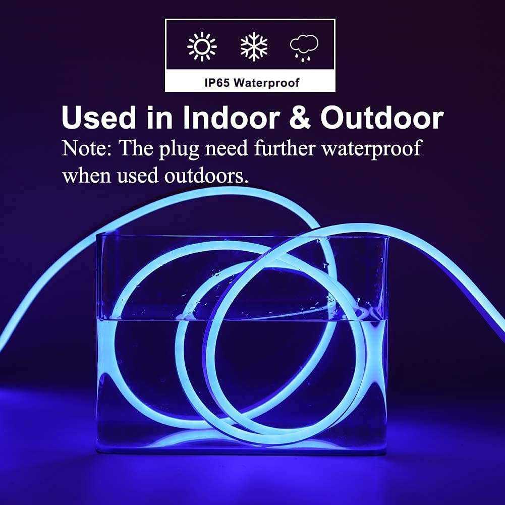 No Fragile IP67 LED Neon Rope Light 12VDC LED Flexible Tube Light