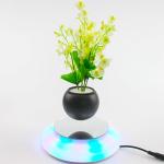 new creative beauty magnetc levitation air bonsai plant pot display stand for