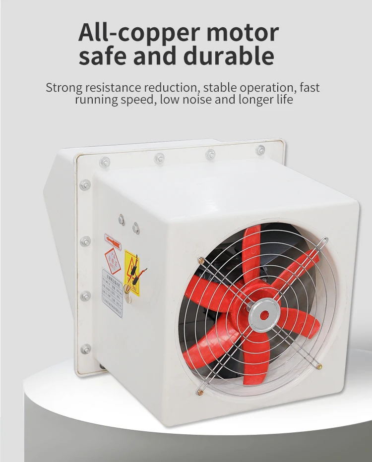 Metal Explosion-proof Roof Top Side Wall Axial Ventilation Fan for Industrial Needs