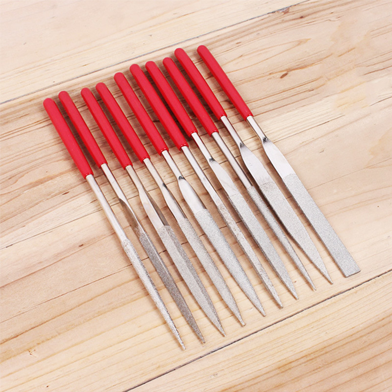 10PCS Mini Diamond Needle File