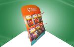 Long Lasting Wristband Cardboard Standees Cardboard Display Grey Board