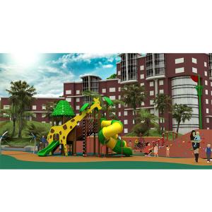Quality Custom Outdoor Plastic Slide Preschool Playground Equipment For Children Play Set wholesale