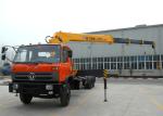 Hydraulic 12 ton Cargo Lorry-Mounted Crane With Telescopic Boom