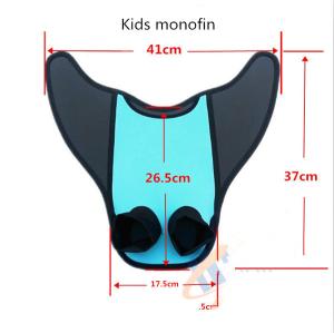 Quality Adult / Kids Mermaid Swim Fin Super Comfortable PE Insert Neoprene Cover wholesale