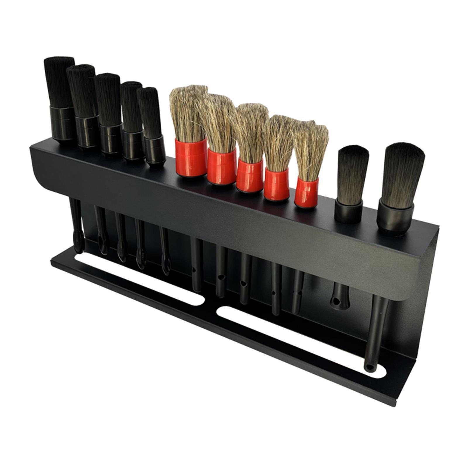 Maximize Your Garage Space with this Detail Brush Holder Featuring 6 Sturdy Hooks