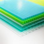 PC Plastic Hollow Sheet For Bus Shelter Canopy Carport Roofing Sun Shade