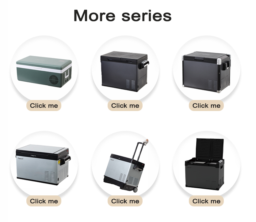 Convenient 30L Solar Dual Zone Car and Home Fridge Freezer with Detachable Battery