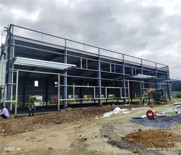 Cheap Glass Wool Insulation Prefabricated Steel Workshop Buildings for sale
