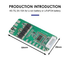Quality PCM BMS For 18650 Battery Protection Board 5A-10A With Balance wholesale