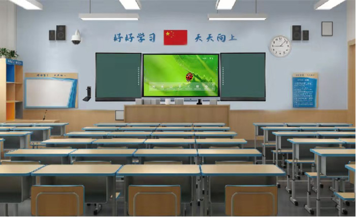 75 Inches Interact Whiteboard & Blackboard Dual System Chalk Writing&Computer Operation For Meeting Teaching & Training