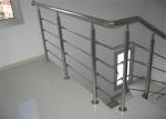 Interior Stainless Cable Stair Railing System With Brushed / Polished Finish