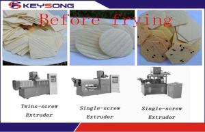 Quality Large Capacity Corn Chips Making Machine , Healthy Tortilla Chips Production Line wholesale