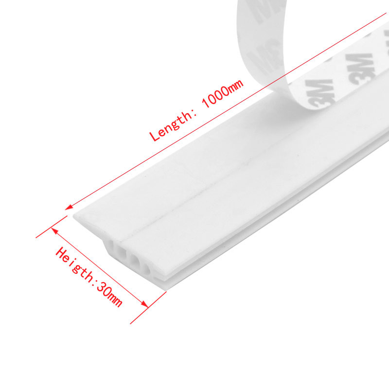 30mm Silicone Weather Stripping Door Seal Strip Draught Excluder