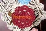 handmade hook needle coasters zakka vintage crochet cup mat mobile phone pad