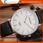 076A Genuine Leather Watch PU Leather Strap Watches Unisex Watch Sports Watch