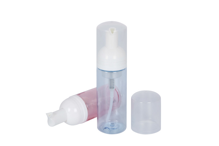 Plastic PET Foaming Soap Pump Bottle 100ml 150ml Cosmetic Packaging UKF15
