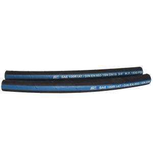 Quality SAE100r1at / 1sn Dn19 High Pressure Hydraulic Hose , Wire Braided Rubber Hose wholesale