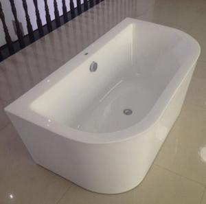 Quality Modern Acrylic Freestanding Jacuzzi Bathtub , Rectangle Modern Stand Alone Tub wholesale