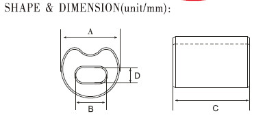 Cylindrical Emicore Magnet EMI Ferrite Core RHS TYPE Low Permeability
