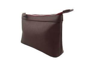 Quality Fashion Dark Red Travel Accessory Bag Zipper Pouch For Travel / Outdoor wholesale
