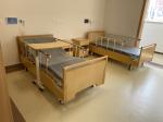 Three Functions Electric Nursing Home Care Bed Wooden Hospital Beds For Elderly