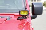 Jeep Wrangler JL/JLU A-Pillar Windshield Hood Mount Bracket Off-Road Light Bar