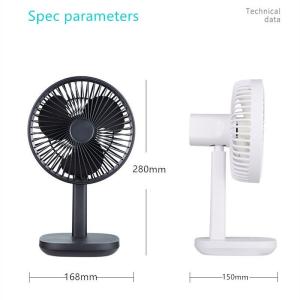 Quality HEBRONFAN Rechargeable Desktop Fan 506g Battery Powered wholesale