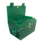 Polypropylene Postal Mail Tote Corrugated Plastic Boxes Bins Rigid Customized