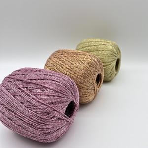 Quality 1/7.5NM 70% Polyester 30% Purl Yarn Filigree Cylinder Fashion Decoration wholesale