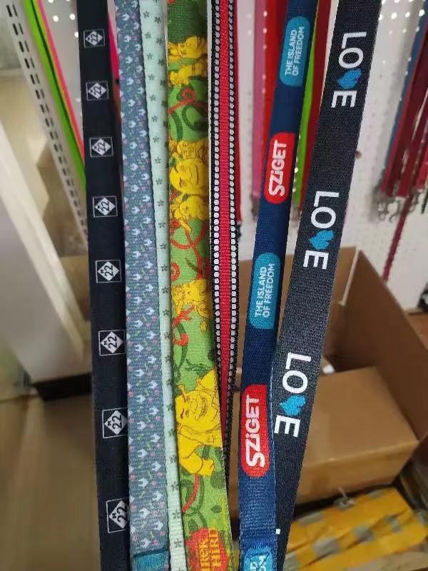 Customized Nylon Webbing Dog Leash Black Green Orange Nylon Rope Dog Leash
