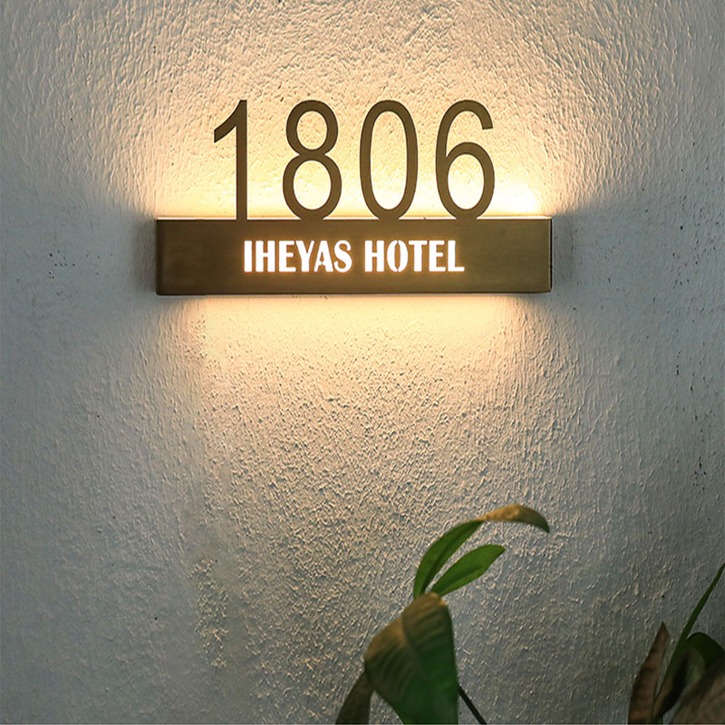 Double-sided Luminous Billboards Custom Wrought Iron Light Box Hollow Storefront Outdoor Signs and Signage