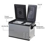 35L Car Fridge Portable Dual Zone Refrigerator for Camping and Outdoor