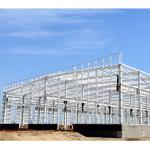 Grid Prefabricated Metal Warehouse Buildings Large Span ISO9001