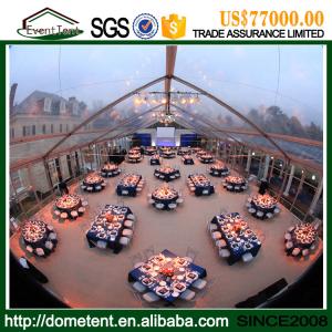 Quality Huge 20x50m Wedding Party Tent , Windproof Aluminum Frame Event Tent wholesale