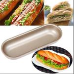 RK Bakeware China Foodservice NSF Hot Dog Bun Pan Hotdog Bread Mould Nonstick