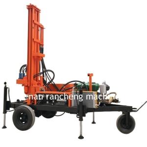Quality 150-Meter Mobile Water Well Borehole Drilling Rig Powered by a 32HP Diesel Engine wholesale