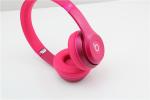 beats Solo 2 Stereo Wired On Ear Pink Headphones- Pre Owned- Excellent Condition
