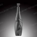 Fast Delivery Vodka Black Liquor Glass Bottle Empty Clear 700ml
